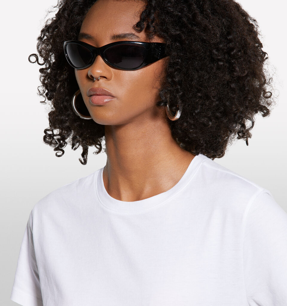 White boxy fit t-shirt - women's short sleeve t-shirts - White | Sisley image number 4